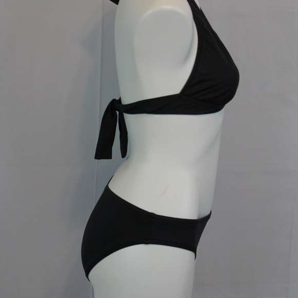 J. Crew Bikini Dark Gray M L Two-Piece Swimsuit - Picture 5 of 8